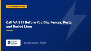 Call VA 811 Before You Dig: Fences, Posts and Buried Lines