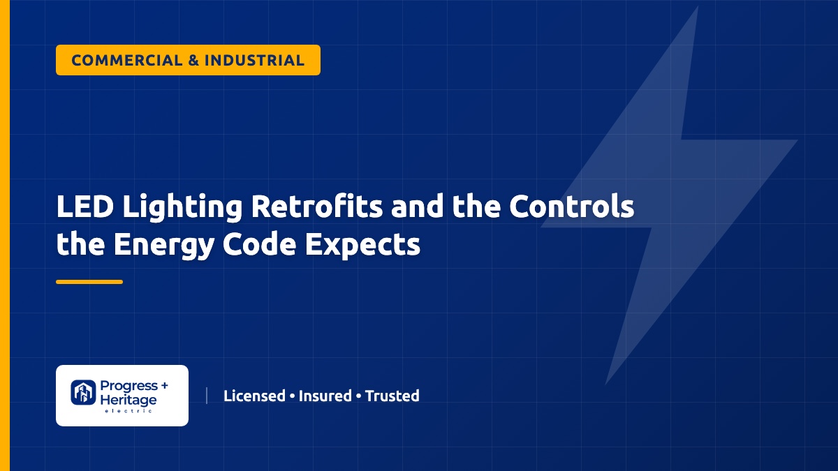 LED Lighting Retrofits and the Controls the Energy Code Expects