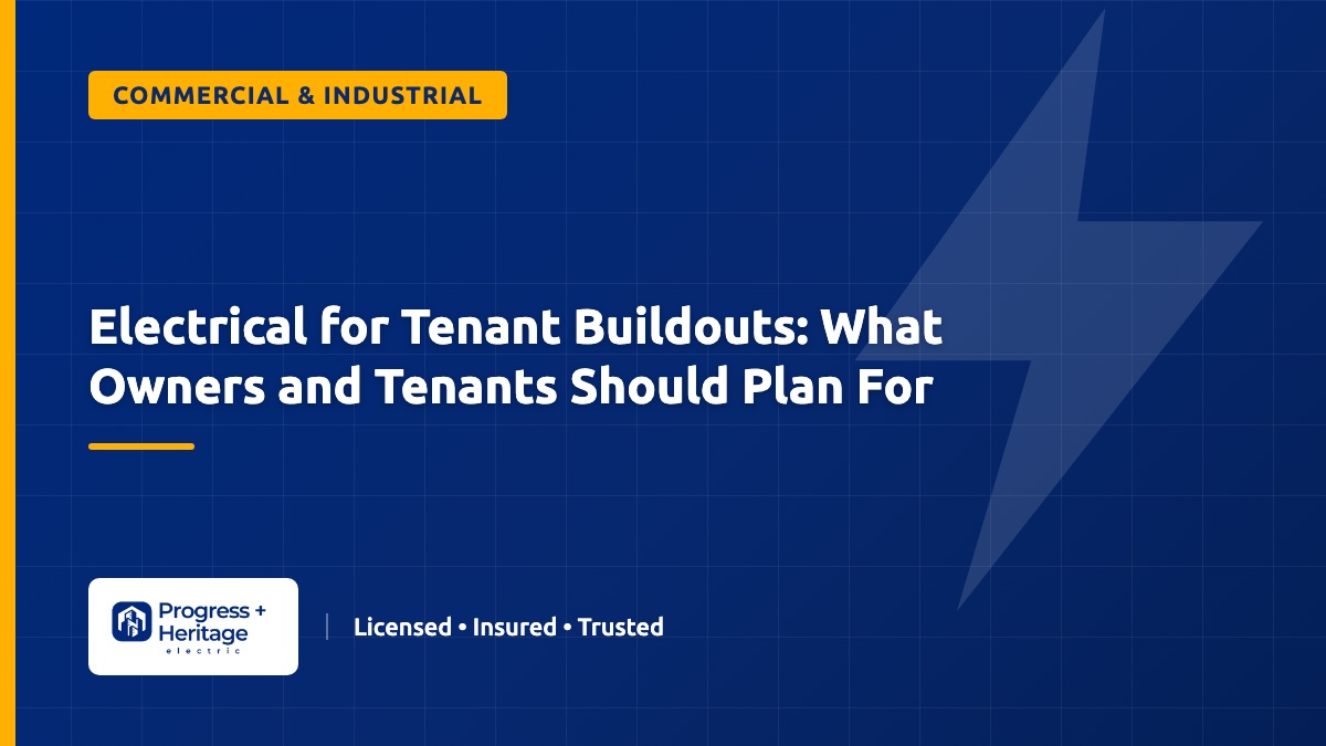 Electrical for Tenant Buildouts: What Owners and Tenants Should Plan For