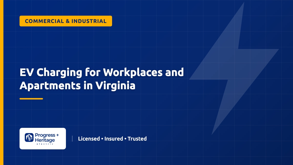 EV Charging for Workplaces and Apartments in Virginia
